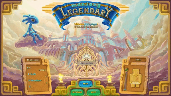 Игра Legendary Mahjong, скриншот