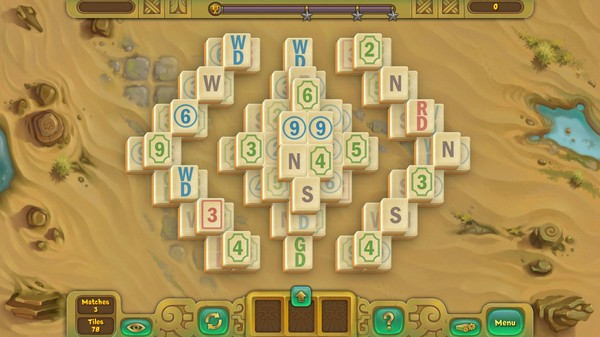 Игра Legendary Mahjong, скриншот