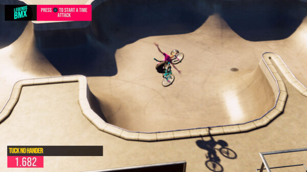 Игра Legends BMX, скриншот