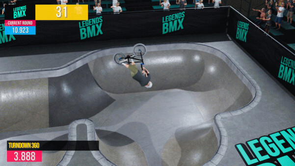 Игра Legends BMX, скриншот