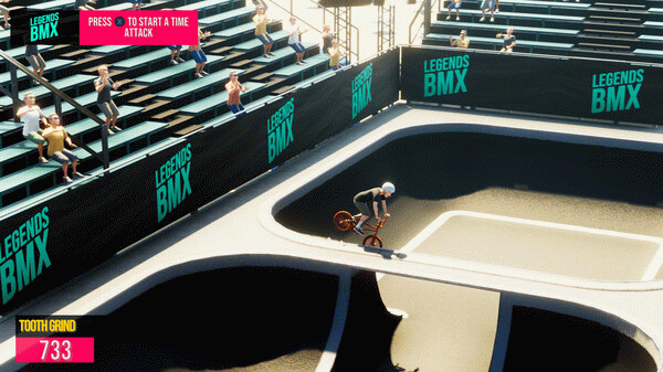 Игра Legends BMX, скриншот