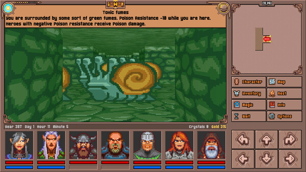 Игра Legends of Amberland III: The Crimson Tower, скриншот