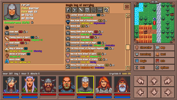 Игра Legends of Amberland III: The Crimson Tower, скриншот