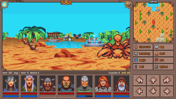 Игра Legends of Amberland III: The Crimson Tower, скриншот