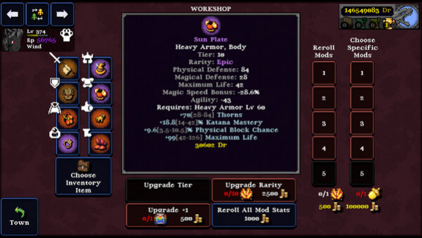 Игра Legends of Dragaea: Idle Dungeons, скриншот