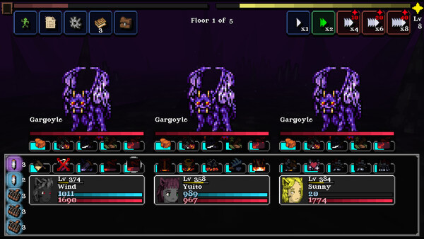 Игра Legends of Dragaea: Idle Dungeons, скриншот