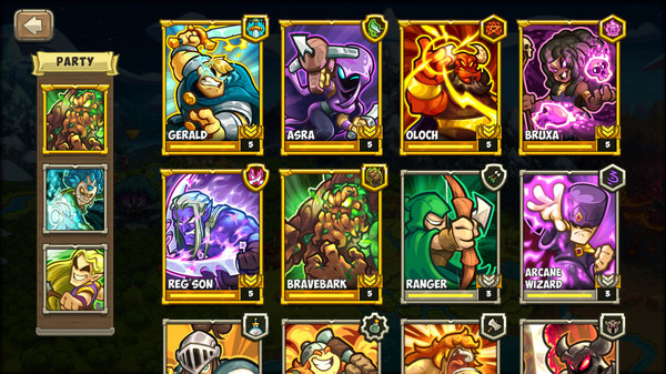 Игра Legends of Kingdom Rush, скриншот