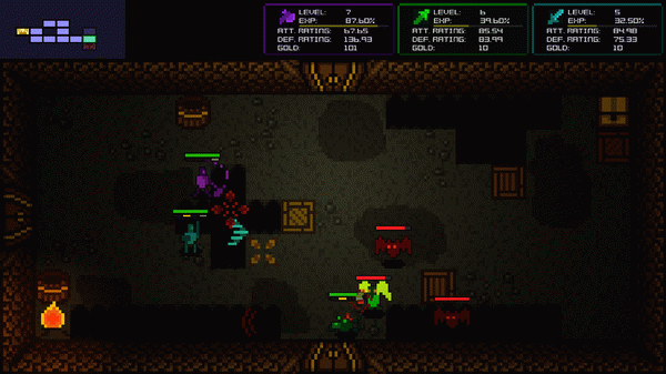 Игра Legends of Pixelia, скриншот
