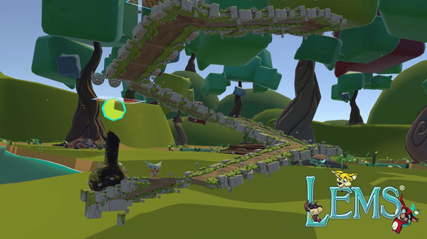 Игра Lems, скриншот
