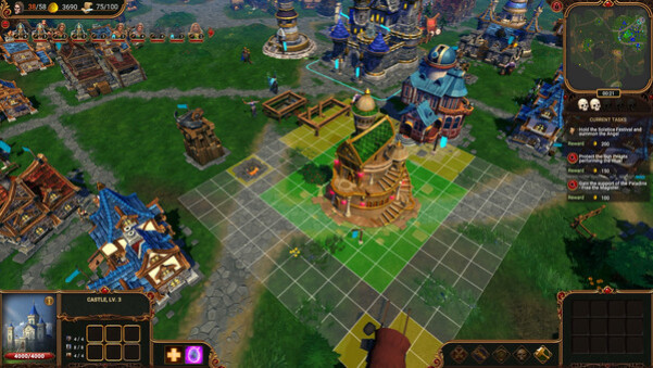 Игра Lessaria: Fantasy kingdom sim, скриншот