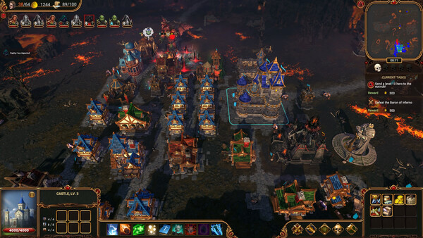 Игра Lessaria: Fantasy kingdom sim, скриншот