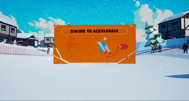 Игра Let's Go! Skiing VR, скриншот