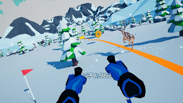 Игра Let's Go! Skiing VR, скриншот