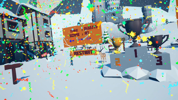 Игра Let's Go! Skiing VR, скриншот