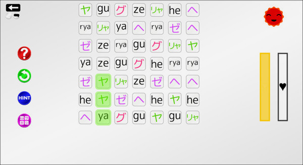 Игра Let's Learn Japanese! Katakana, скриншот