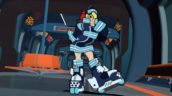 Игра Lethal League Blaze - Firefighter Max Pressure outfit for Jet, скриншот