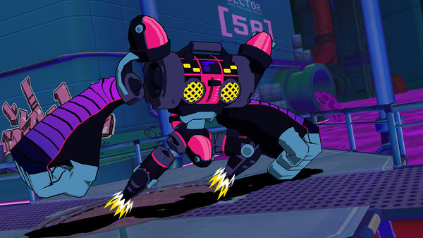 Игра Lethal League Blaze - Gigahertz Visualizer X outfit for Doombox, скриншот