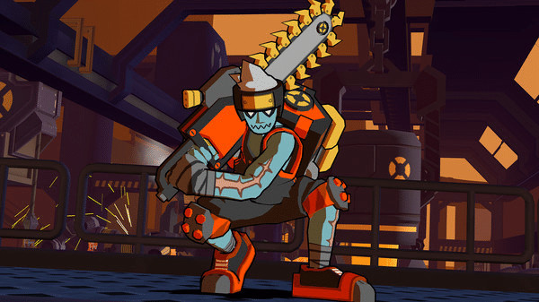 Игра Lethal League Blaze - Heavyduty R. Evolution outfit for Raptor, скриншот