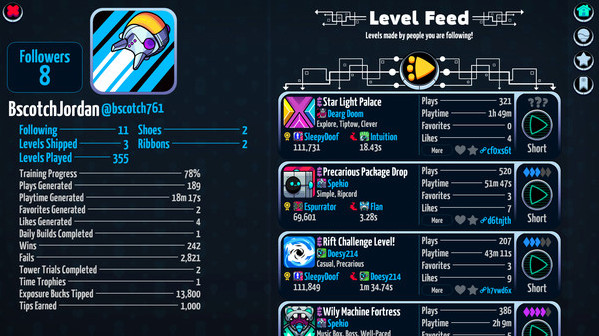 Игра Levelhead, скриншот