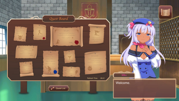 Игра Leveling up girls in another world, скриншот