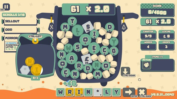 Игра Lexispell, скриншот