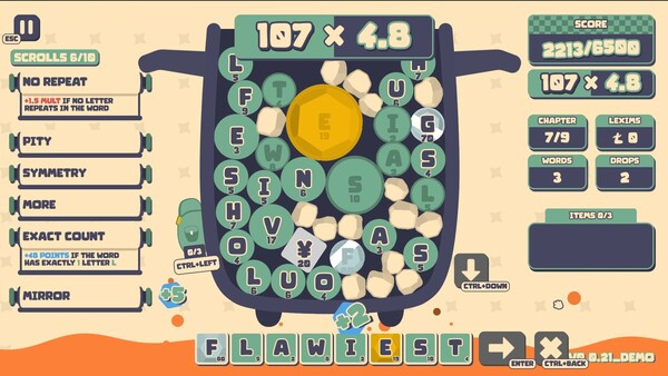 Игра Lexispell, скриншот