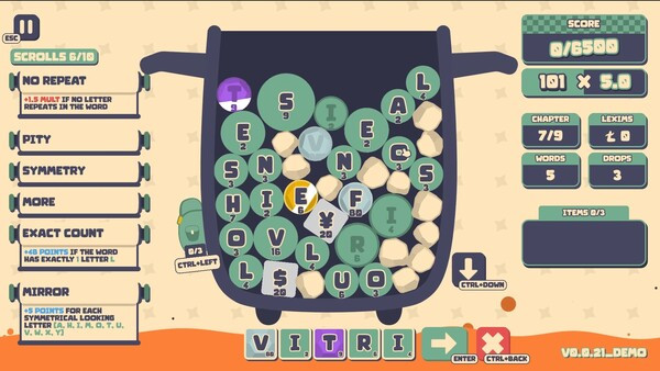 Игра Lexispell, скриншот