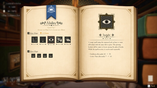 Игра Librarian: Tidy Up the Arcane Library!, скриншот