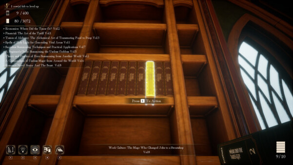 Игра Librarian: Tidy Up the Arcane Library!, скриншот