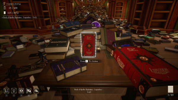 Игра Librarian: Tidy Up the Arcane Library!, скриншот