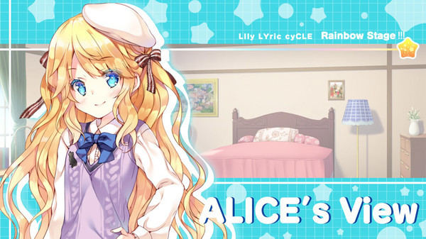 Игра Lilycle Rainbow Stage!!!, скриншот