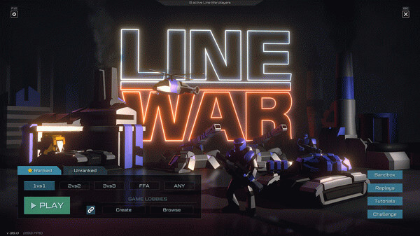 Игра Line War, скриншот