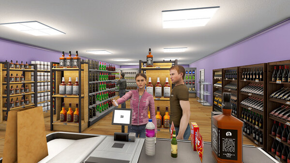 Игра Liquor Store Simulator, скриншот