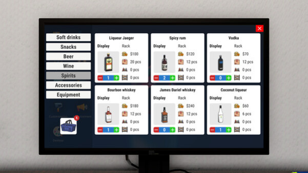 Игра Liquor Store Simulator, скриншот