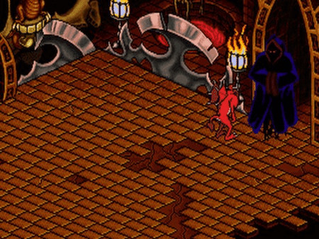 Игра Litil Divil, скриншот