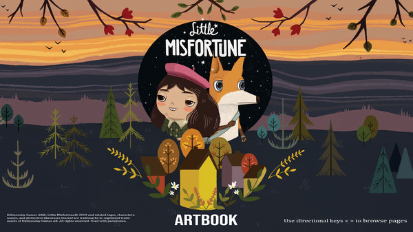 Игра Little Misfortune Official Artbook, скриншот