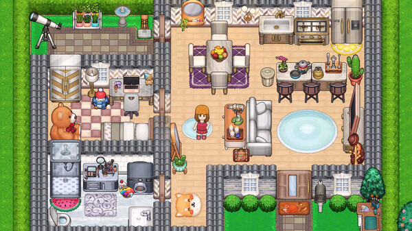 Игра Little Sim World, скриншот