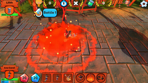 Игра Little Witches vs Monsters, скриншот