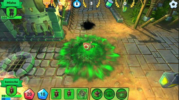 Игра Little Witches vs Monsters, скриншот