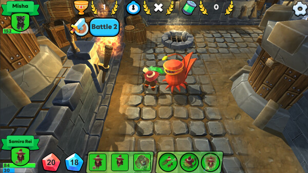 Игра Little Witches vs Monsters, скриншот