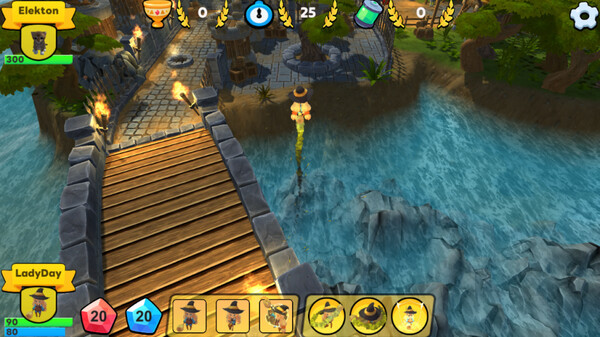 Игра Little Witches vs Monsters, скриншот