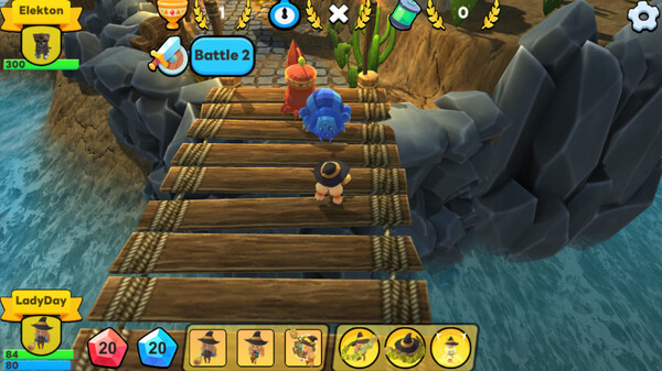 Игра Little Witches vs Monsters, скриншот