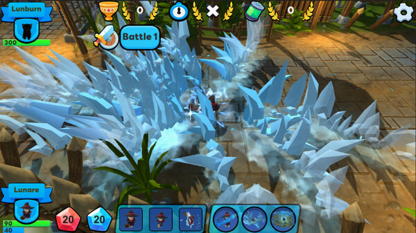 Игра Little Witches vs Monsters, скриншот
