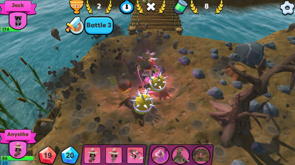 Игра Little Witches vs Monsters, скриншот