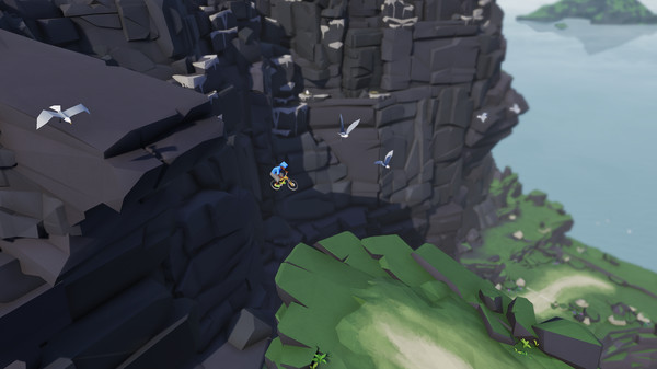 Игра Lonely Mountains: Downhill - Eldfjall Island, скриншот