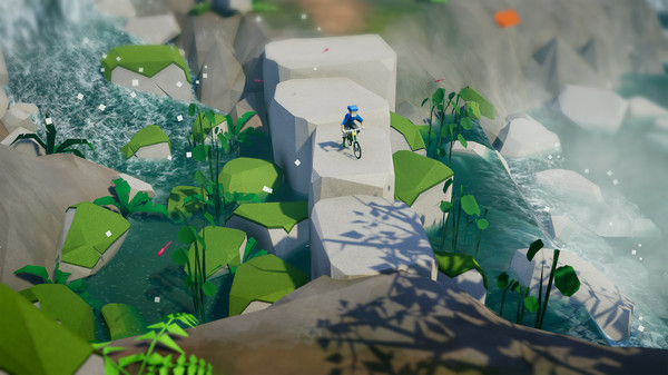 Игра Lonely Mountains: Downhill, скриншот