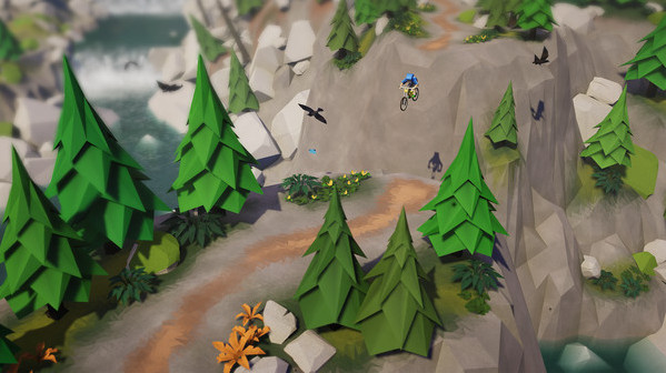Игра Lonely Mountains: Downhill, скриншот
