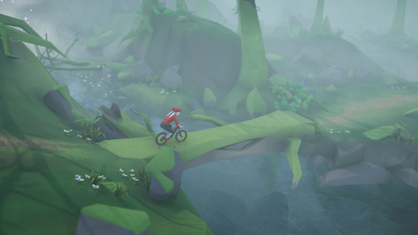 Игра Lonely Mountains: Downhill, скриншот