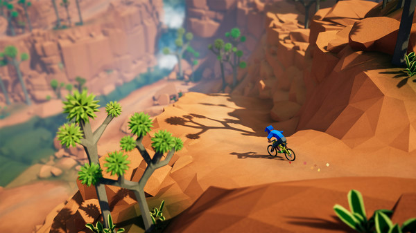Игра Lonely Mountains: Downhill, скриншот
