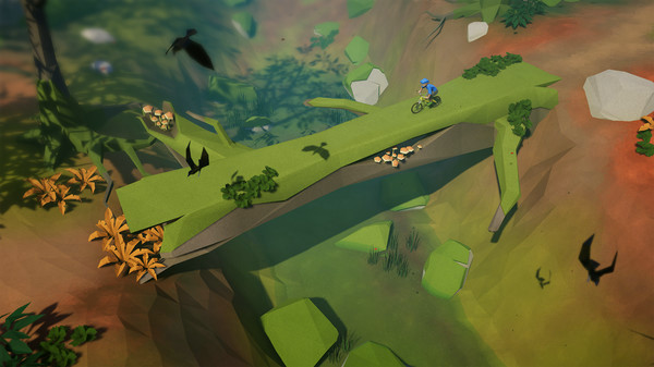 Игра Lonely Mountains: Downhill, скриншот